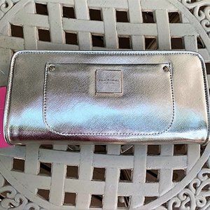NWT Isaac Mizrahi Champagne Metallic Clutch